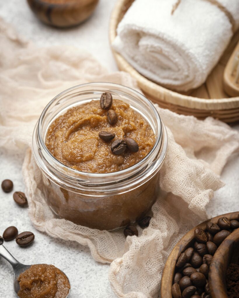 herbal skincare brand - Coffee face scrub